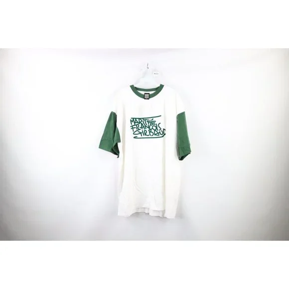 ★Marithe + Francois Girbaud★ CACTUS GRAPHIC HALF TEE white T-SHIRT - MARITHE FRANCOIS GIRBAUD